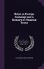 Notes on Foreign Exchange and a Glossary of Financial Terms Volume
