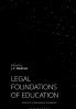 Legal Foundations of Education