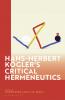Hans-Herbert Kögler's Critical Hermeneutics