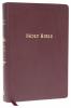 KJV Study Bible Large Print Bonded Leather Burgundy Red