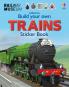 BUILD YOUR OWN TRAINS STICKER BOOK