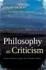 Philosophy as Criticism