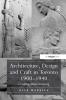 Architecture Design and Craft in Toronto 1900-1940