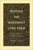 Reading the Modernist Long Poem