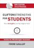 CLIFTONSTRENGTHS FOR STUDENTS