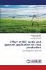 Effect of RSC water and gypsum application on crop production