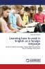 Learning how to read in English as a foreign language