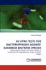 IN VITRO TESTS FOR BACTERIOPHAGES AGAINST SUDANESE BACTERIA SPECIES
