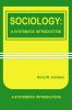 Sociology: A Systematic Introduction