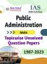 IAS Public Administration Main Topicwise Question Papers (1983-2023)