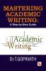 MASTERNING ACADEMIC WRITING