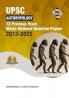 UPSC Anthropology MAINS OPTIONAL PAPERS 13 PREVIOUS YEARS (2013-2025) Questions