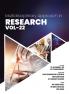 Multidisciplinary Approach in Research Volume-22