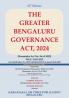 THE GREATER BENGALURU GOVERNANCE ACT 2024 | [KARNATAKA ACT No. 36 OF 2025 | WITH COMPARATIVE TABLE | BBMP ACT 2020 AND GBG ACT 2024 (2025 Second Edition)