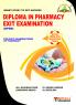 DIPLOMA IN PHARMACYEXIT EXAMINATION
