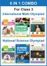 MTG Class-3 (Mathematics & Science) IMO-NSO Olympiad Workbook Prep-Guide & Previous Years Papers (PYQs) with Mock Test Paper - SOF Olympiad Books For 2024-25 Exam (Set of 6 Books)