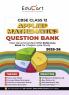 Educart CBSE Class 12 Applied Mathematics Question Bank 2025-26 on new Syllabus 2026 (Includes Past Years Solved Questions)