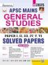 APSC Mains General Studies Paper 1 to 6 Solved Papers 2025 Edition (English Medium)(5446)