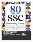 80 Topic-wise 2025 - 2010 SSC Reasoning Ability Previous Year Solved Papers - CGL (Tier I & II) CHSL (Tier I & II) MTS CPO & Stenographer 7th Edition | 3300+ Gneral Intelligence PYQs
