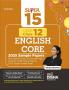 Super 15 CBSE Class 12 English Core 2025 Sample Papers with 2024 Solved Papers CBSE Sample Paper & Topper Answer Sheet 3rd Edition | Solutions with marking scheme |