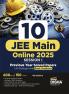 10 JEE Main Online 2025 Session I Previous Year Solved Papers (All sittings) with Rank Predictor 4th Edition | PYQs for Physics Chemistry & Mathematics | Mock Tests