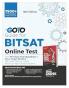 GoTo Guide for BITSAT Online Test 2026 with Previous Year Questions & Free Target BITSAT (10 Mock Tests & 25 Soved Papers) 16th Edition | Concept Notes +  Chapter-wise PYQs Question Bank