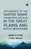 Occurrence of the Garter Snake Thamnophis sirtalis in the Great Plains and Rocky Mountains