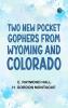 Two New Pocket Gophers from Wyoming and Colorado