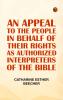 An Appeal to the People in Behalf of Their Rights as Authorized Interpreters of the Bible