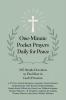 One-Minute Pocket Prayers Daily for Peace: 365 Simple Devotions to Find Rest in God’s Presence