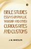 Bible Studies: Essays on Phallic Worship and Other Curious Rites and Customs