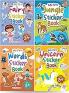Sticker Books (Set of 4 Books) - Fairy Jungle Words Unicorn - Stickers for Children - Activity Books for Kids - Age 3+ Years
