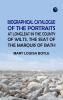 Biographical catalogue of the portraits at Longleat in the county of Wilts the seat of the Marquis of Bath