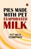 Pies Made with Pet Evaporated Milk