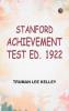 Stanford Achievement Test Ed. 1922