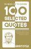 Words Of Wisdom: 100 Selected Quotes by Aristotle with Beautiful Illustrations