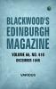 Blackwood's Edinburgh Magazine  Volume 66  No. 410  December 1849