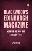 Blackwood's Edinburgh Magazine  Volume 60  No. 370  August 1846