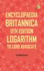 Encyclopaedia Britannica 11th Edition Logarithm to Lord Advocate