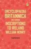 Encyclopaedia Britannica 11th Edition Inscriptions to Ireland William Henry