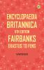 Encyclopaedia Britannica 11th Edition Fairbanks Erastus to Fens