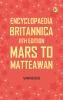 Encyclopaedia Britannica 11th Edition Mars to Matteawan