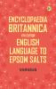 Encyclopaedia Britannica 11th Edition English Language to Epsom Salts