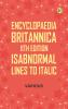 Encyclopaedia Britannica 11th Edition Isabnormal Lines to Italic