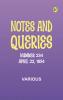 Notes and Queries Number 234 April 22 1854