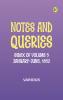 Notes and Queries Index of Volume 5 January-June 1852