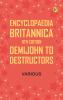 Encyclopaedia Britannica 11th Edition Demijohn to Destructors