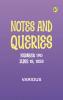 Notes and Queries Number 190 June 18 1853