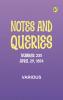 Notes and Queries Number 235 April 29 1854