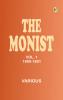 The Monist Vol. 1 1890-1891